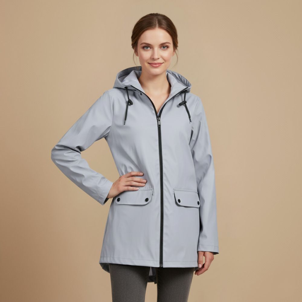 Dames softshell windjack met capuchon – waterafstotend en ademend