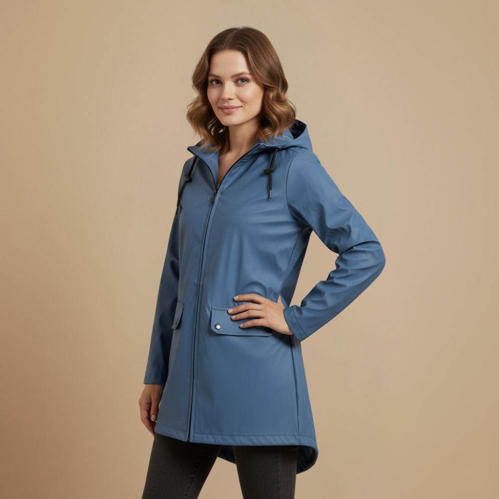 Dames softshell windjack met capuchon – waterafstotend en ademend