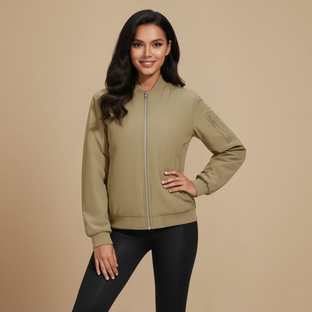 Bomberjas voor dames – Zachte fleece | Beschikbaar in 7 kleuren | Maison Lioré