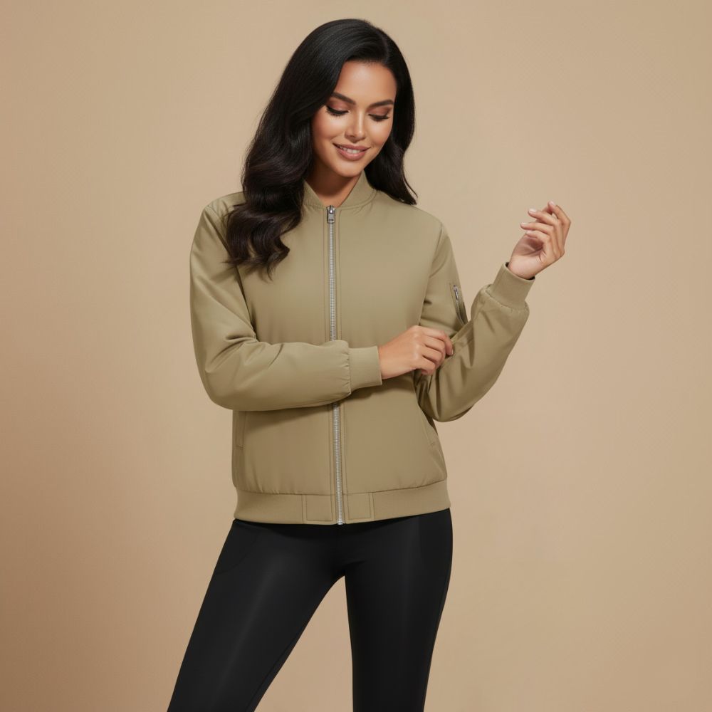 Bomberjas voor dames – Zachte fleece | Beschikbaar in 7 kleuren | Maison Lioré