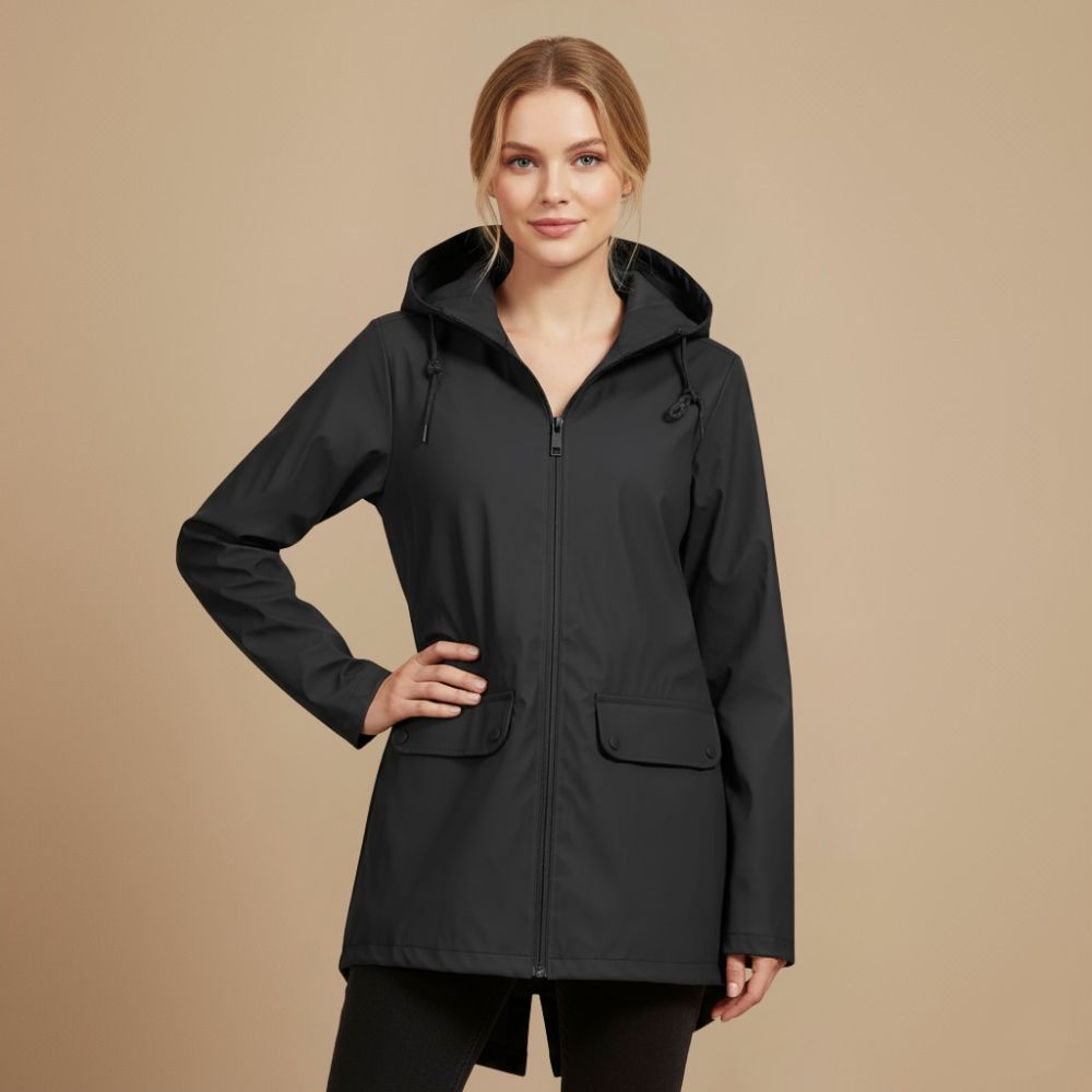 Dames softshell windjack met capuchon – waterafstotend en ademend