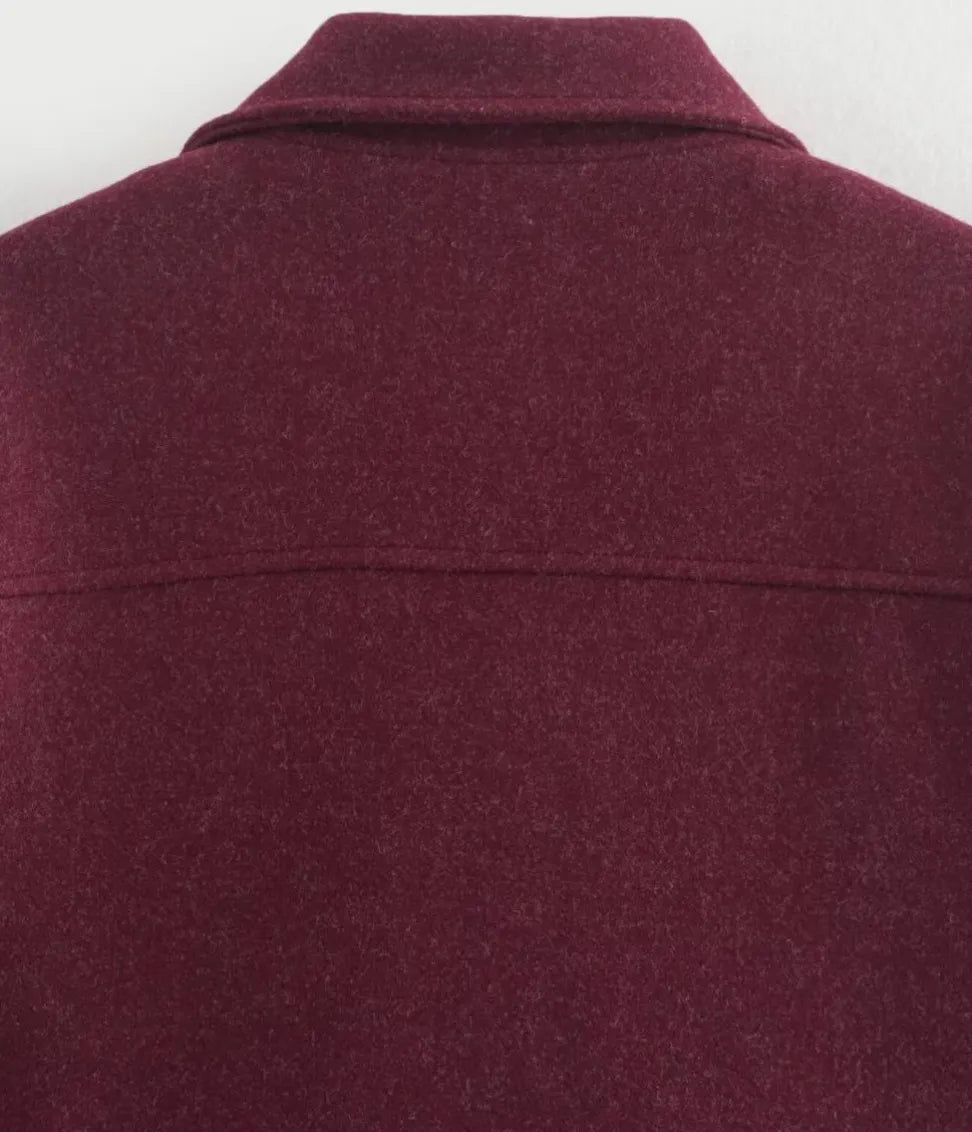 FELICE | Casual Korte Tussen Jas Voor Dames Met Zak Design - Modieus & Comfortabel