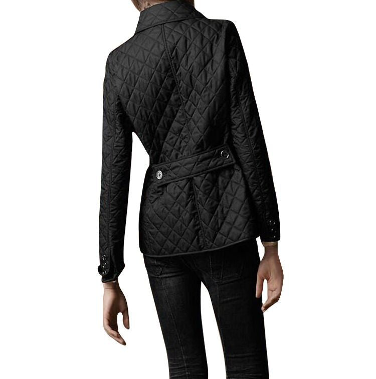 Quilted Pufferjack Dames | Licht Gewatteerde Jas in Zwart, Khaki, Rood & Marineblauw