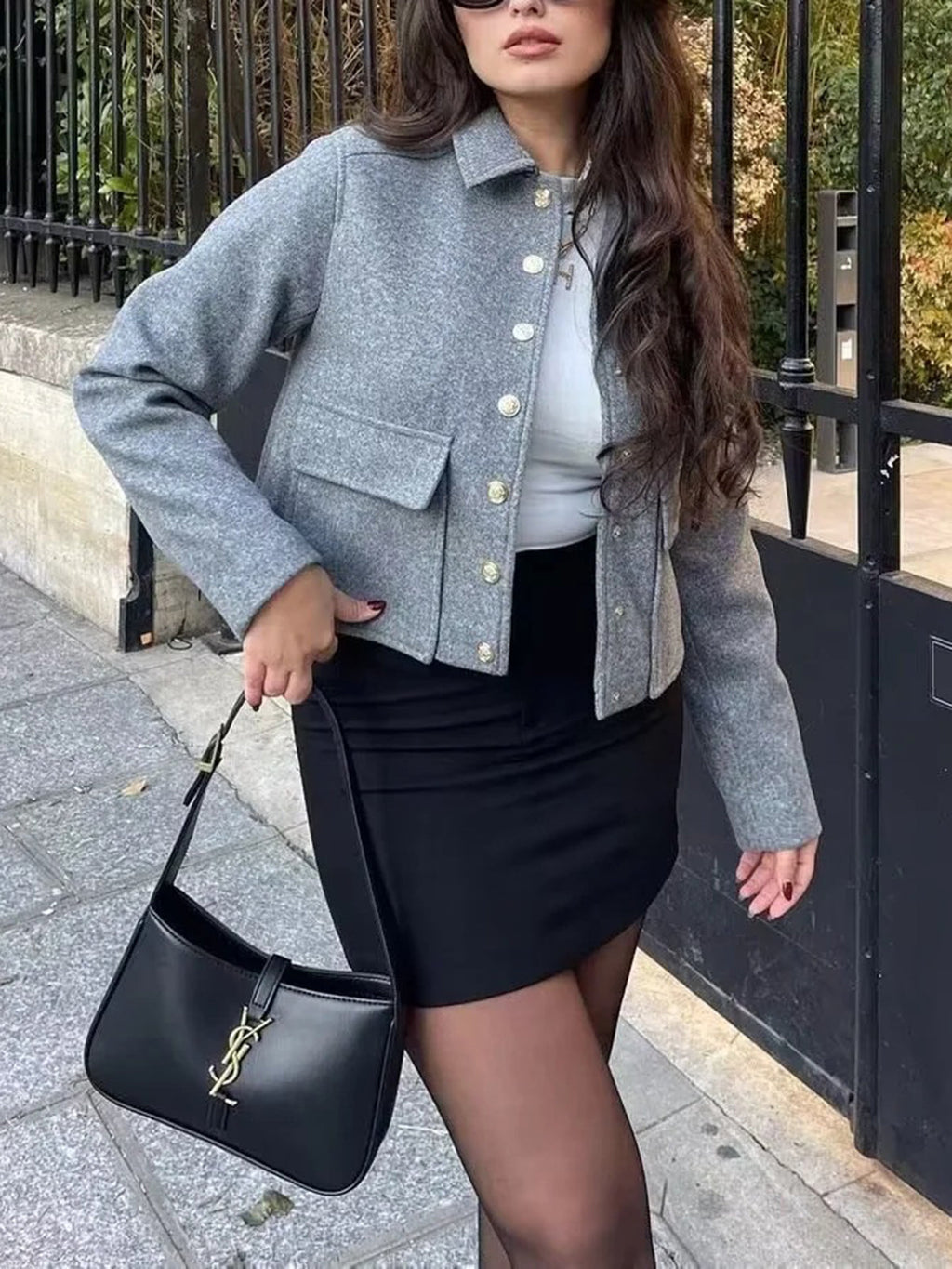 CHARLOTTE | Klassiek Wol Jasje Voor Dames Met Knopen - Modern, Elegant & Klasse