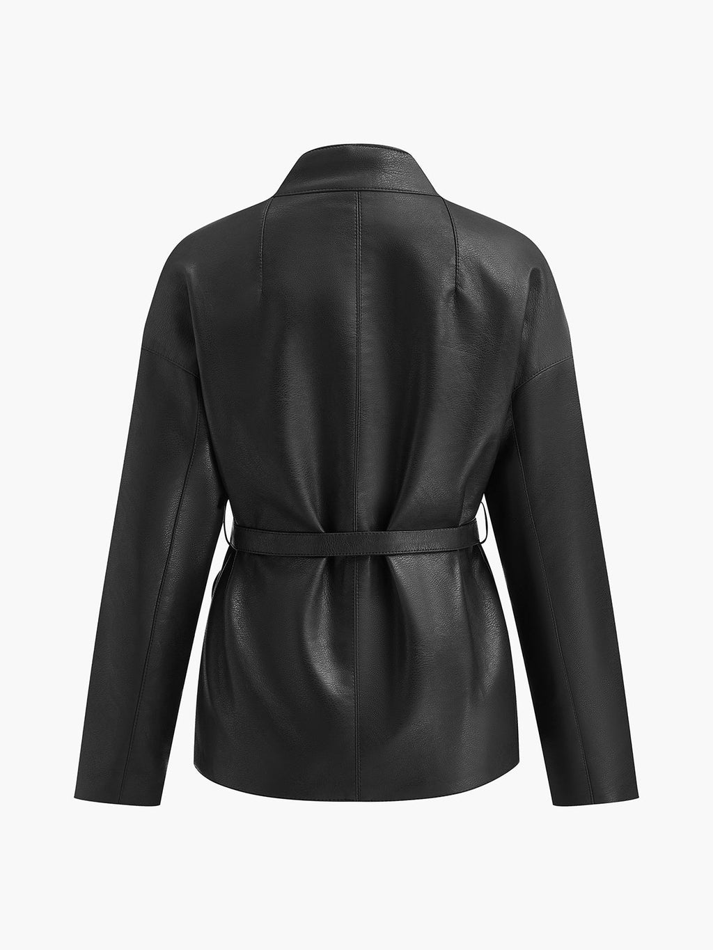 CELINE | Kimono Leren Damesjas Met Ceintuur – Modern, Elegant & Perfect Voor Workwear Of Avondlooks