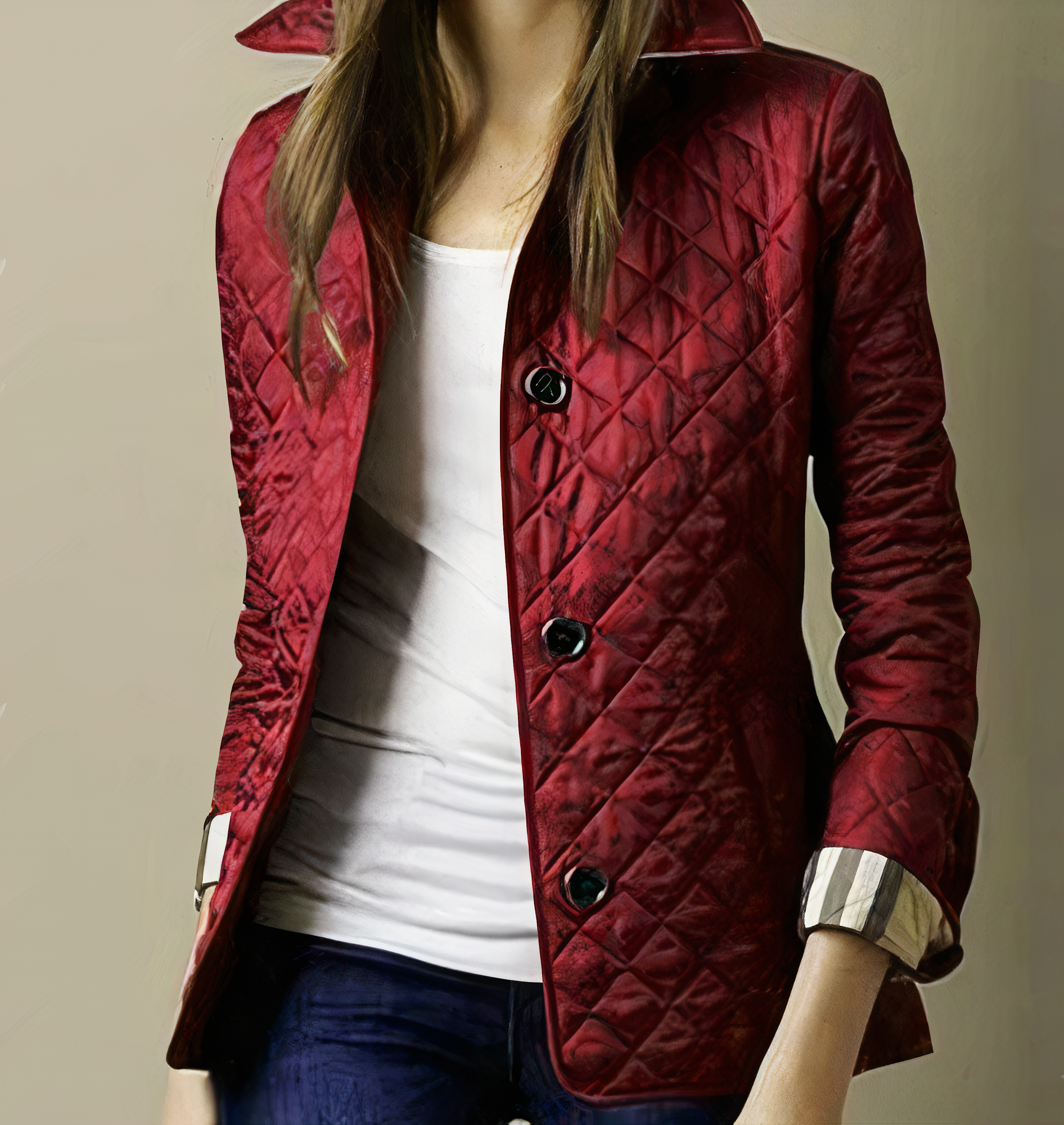 Quilted Pufferjack Dames | Licht Gewatteerde Jas in Zwart, Khaki, Rood & Marineblauw