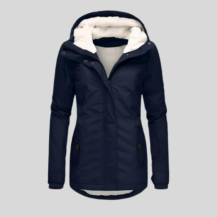 Warme Winter Parka met Fleecevoering en Capuchon | Maison Liore