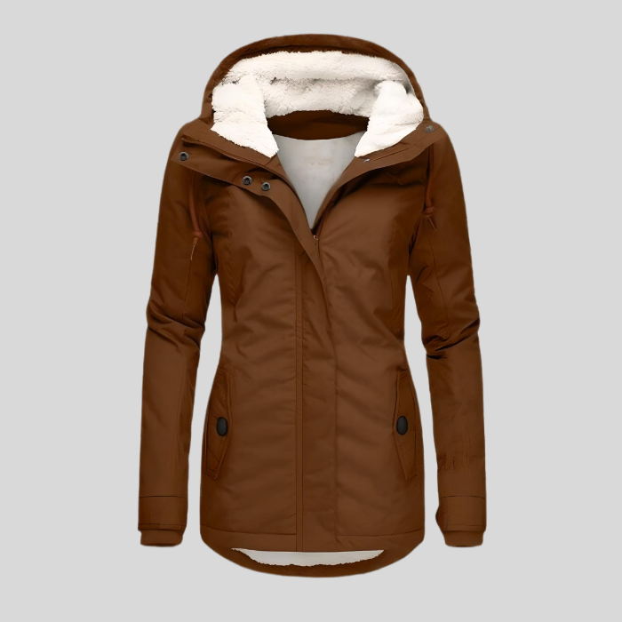 Warme Winter Parka met Fleecevoering en Capuchon | Maison Liore