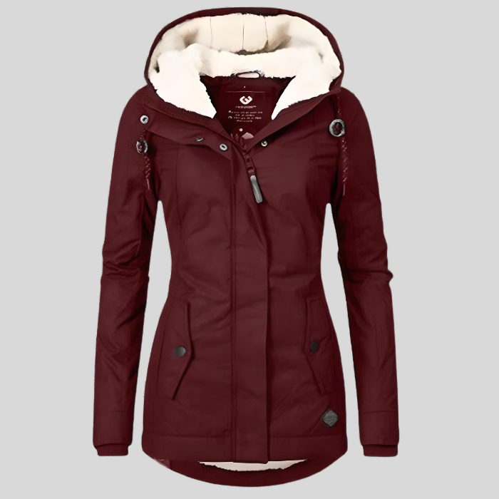 Warme Winter Parka met Fleecevoering en Capuchon | Maison Liore