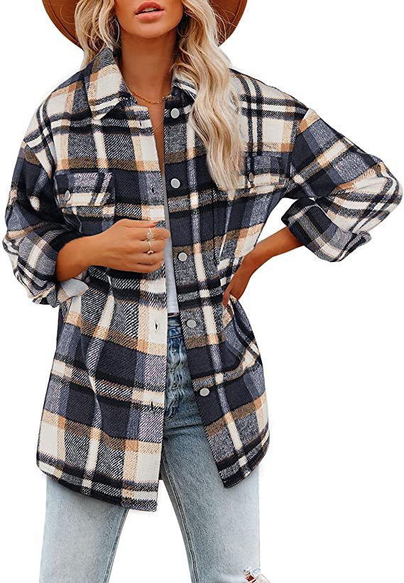Isabelle Flanel Vest | Geruite Dames Overshirt met Zachte Stof en Nonchalante Pasvorm