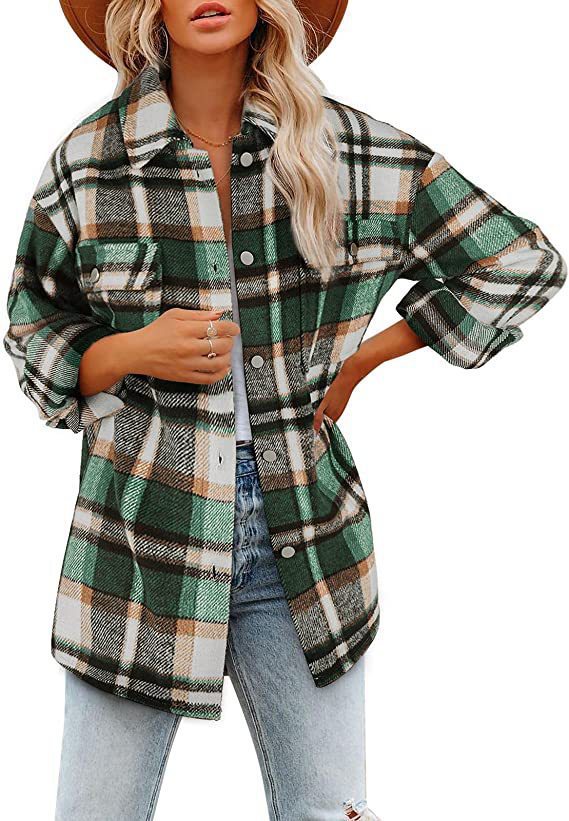 Isabelle Flanel Vest | Geruite Dames Overshirt met Zachte Stof en Nonchalante Pasvorm