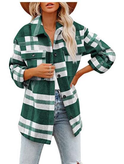 Isabelle Flanel Vest | Geruite Dames Overshirt met Zachte Stof en Nonchalante Pasvorm