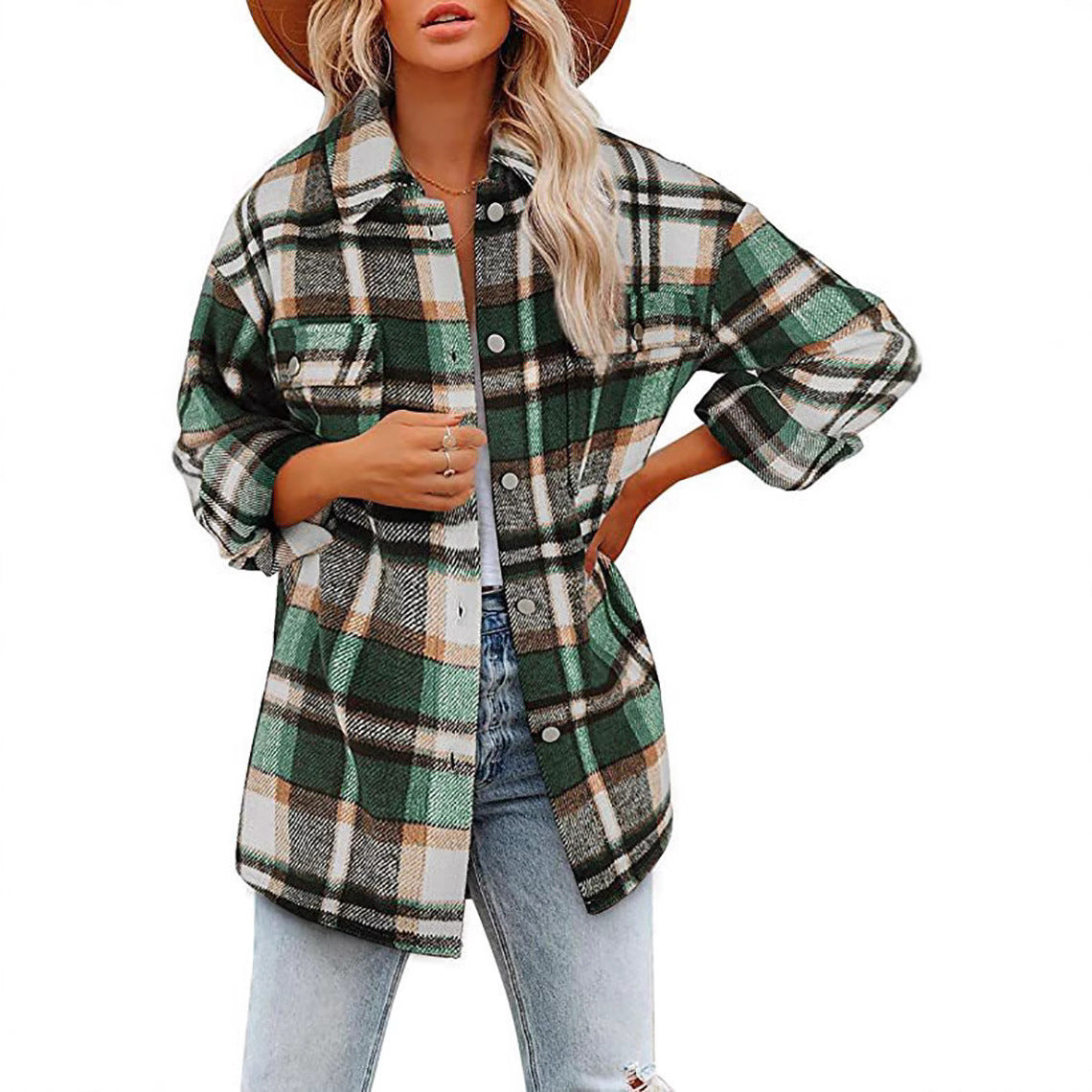 Isabelle Flanel Vest | Geruite Dames Overshirt met Zachte Stof en Nonchalante Pasvorm