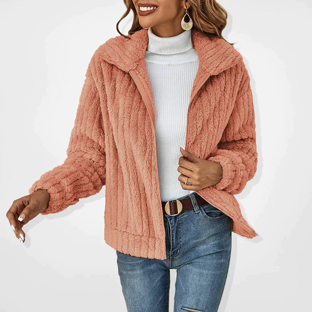 Tabitha Teddy Jacket | Zachte Dames Fleecejas met Warme Voering en Luxe Textuur
