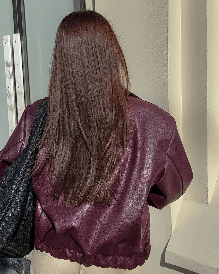 KATE | Klassieke Leren Dames Jas – Stoer, Tijdloos & Chic Voor Elke Gelegenheid