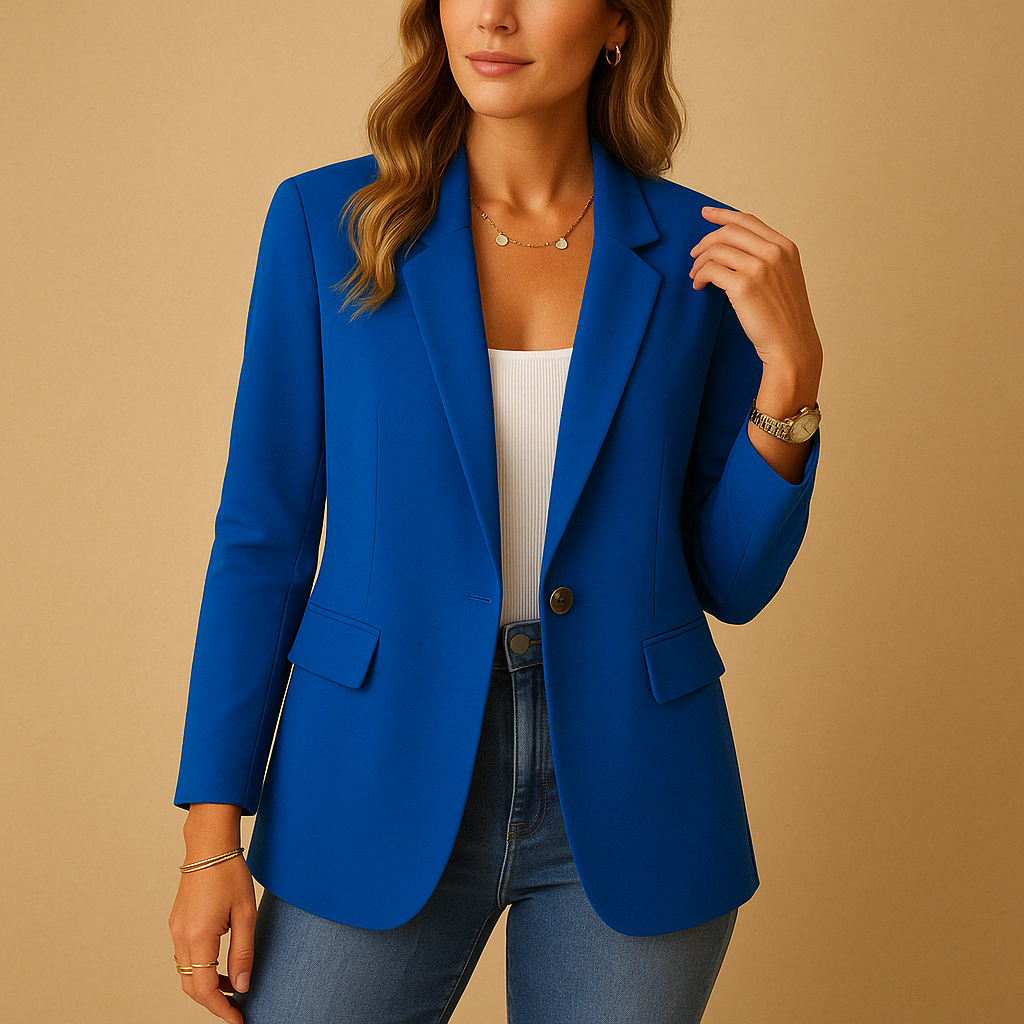 Noor Blazer | Elegante Dames Blazer met Comfortabele Getailleerde Pasvorm