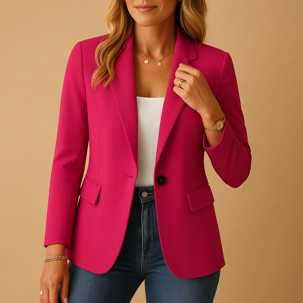 Noor Blazer | Elegante Dames Blazer met Comfortabele Getailleerde Pasvorm